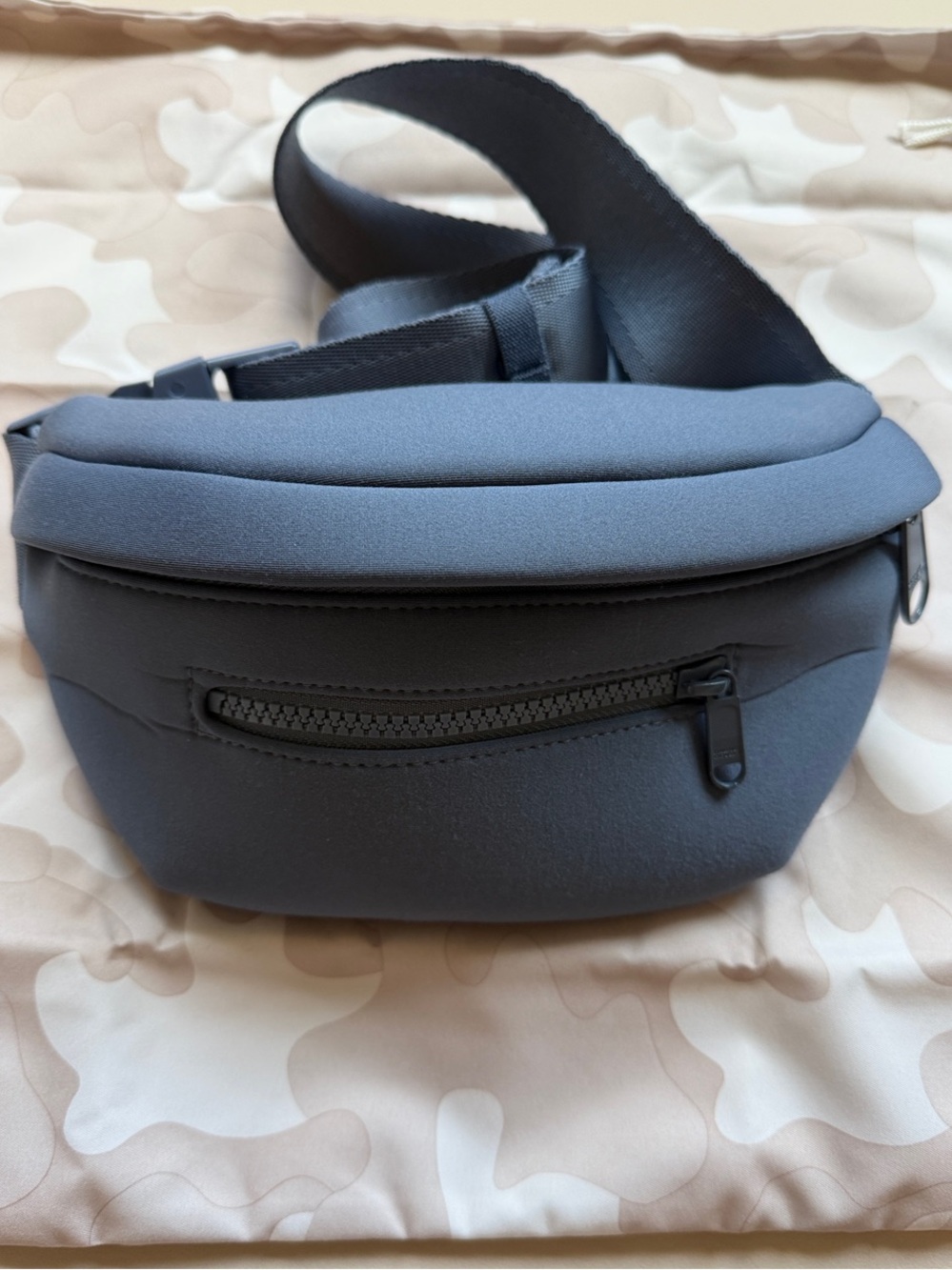 Dagne Dover Gray Mini Crossbody Belt Bag
